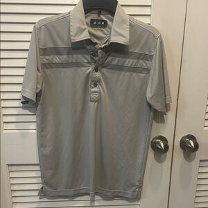 Men's Gray Polo Shirt AUR